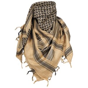 MFH PLO Tuch Shemag sand-schwarz