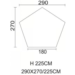 MFH Indianerzelt Tipi für 3 Personen