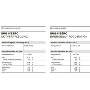Notverpflegung NRG-5 ZERO