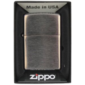 Zippo Feuerzeug chrom gebürstet