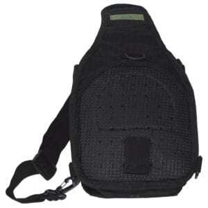 Schulter Umhängetasche Molle schwarz