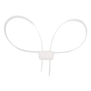 MFH Kunststoff Handschellen weiß 10er Pack