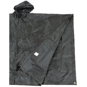 MFH US Regenponcho Rip Stop schwarz