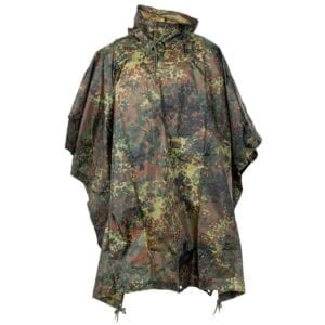 MFH US Regenponcho Rip Stop flecktarn