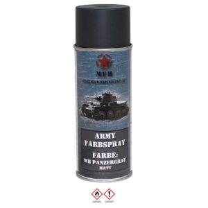 MFH Army Farbspray WH panzergrau matt 400 ml
