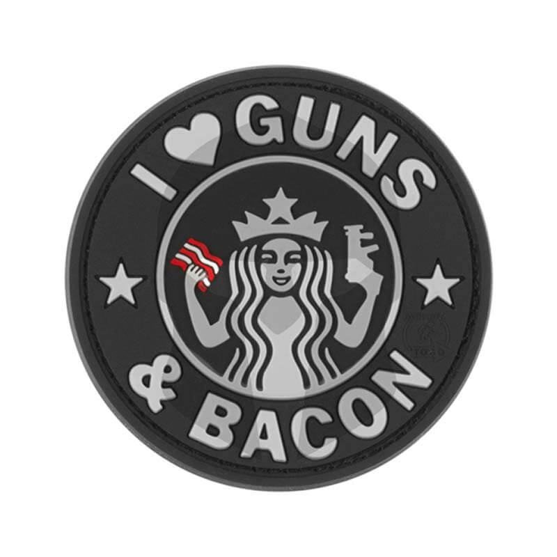 JTG Guns and Bacon Rubber Patch swat JTG Guns and Bacon Rubber Patch swat