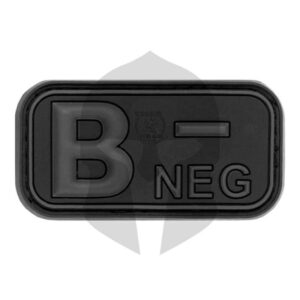 JTG Blutgruppen Rubber Patch B NEG blackops