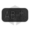 JTG Blutgruppen Rubber Patch AB POS blackops