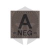 Clawgear Blutgruppen Patch A NEG RAL7013