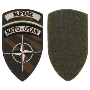 Original Militär Klettabzeichen KFOR NATO-OTAN RAL7013