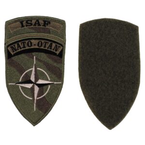 Original Militär Klettabzeichen ISAF NATO-OTAN