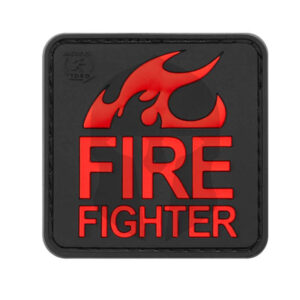 JTG Fire Fighter Rubber Patch blackmedic