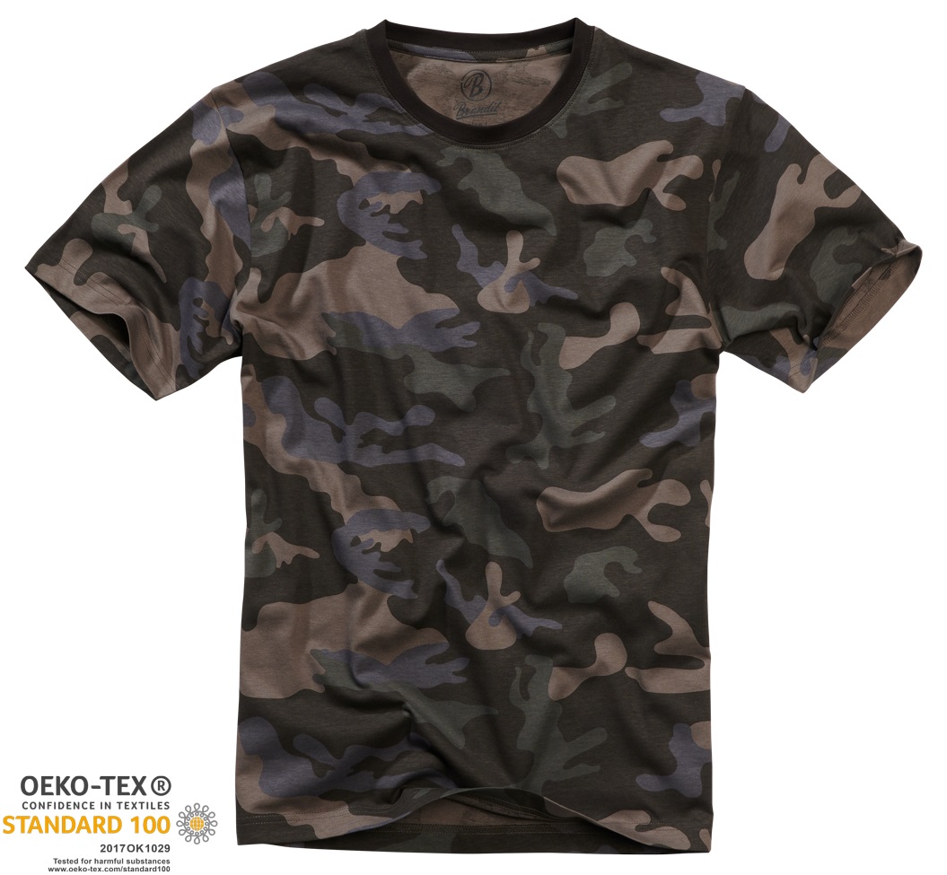 Brandit Basic T-Shirt dark-camo Brandit Basic T-Shirt dark-camo