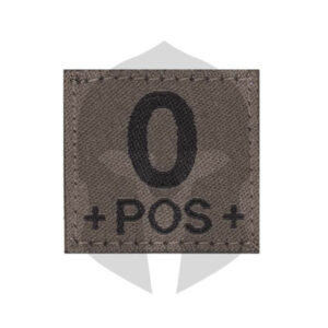 Clawgear Blutgruppen Patch 0 POS RAL7013