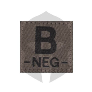 Clawgear Blutgruppen Patch B NEG RAL7013