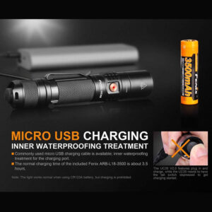 Fenix UC35 V2.0 LED Taschenlampe 1.000 lm mit USB