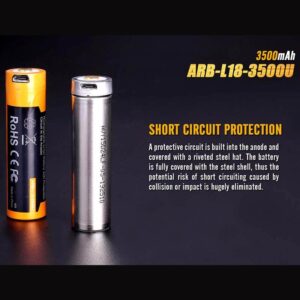 Fenix ARB-L18-3500U Li-Ion Akku 3.500mAh mit USB