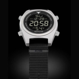 KHS Uhr Inceptor Steel Digital Natoband schwarz