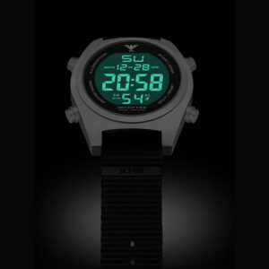 KHS Uhr Inceptor Steel Digital Natoband schwarz