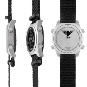 KHS Uhr Inceptor Steel Digital Natoband schwarz