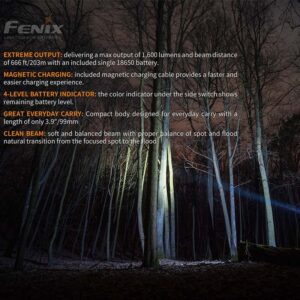 Fenix E30R LED Taschenlampe mit USB