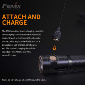 Fenix E30R LED Taschenlampe mit USB
