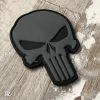 PZ Punisher Rubber Patch schwarz-grau