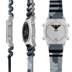 KHS Uhr Inceptor Steel Digital mit Taucherband schwarz camo