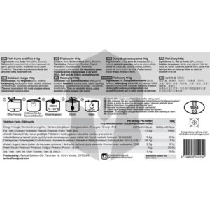 Tactical Foodpack Fish Curry and Rice