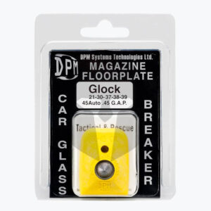 DPM Magazinboden Glasbrecher für GLOCK .45 Auto | .45 GAP gelb
