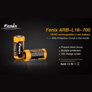 Fenix ARB-L16-700 16340 Li-Ion Akku 700mAh