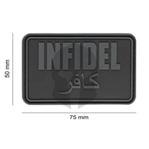 JTG Infidel Large Rubber Patch blackops