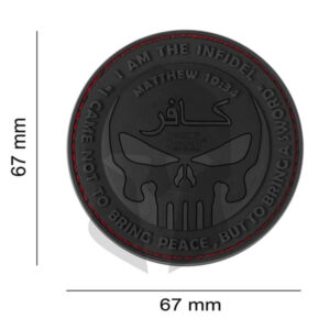 JTG Infidel Punisher Rubber Patch blackops