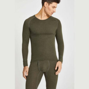 con-ta Thermo-Unterhemd langarm oliv