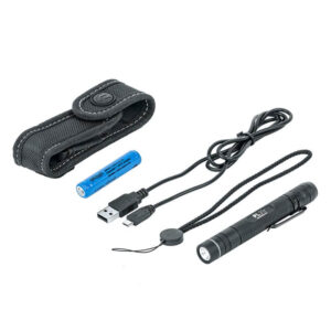 Walther LED Taschenlampe PL31r schwarz 250 lm mit USB