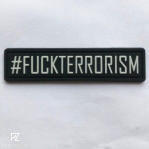PZ #Fuckterrorism Rubber Patch