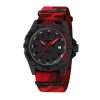 KHS Uhr Reaper MKII RED mit Natoband rot camouflage