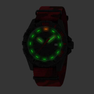 KHS Uhr Reaper MKII RED mit Natoband rot camouflage