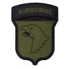 101inc Airborne Screaming Eagles Rubber Patch