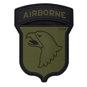 101inc Airborne Screaming Eagles Rubber Patch