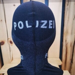 pro-function Atmungsaktive Sturmhaube POLIZEI schwarz