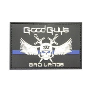COP Good Guys in Bad Lands Rubber Patch