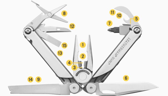 Leatherman Curl Stainless Multitool 15 Tools