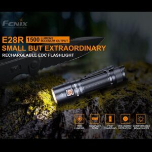 Fenix E28R LED Taschenlampe 1.500 lm mit USB