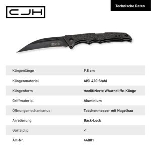 Herbertz Taschenmesser CJH-Serie schwarz