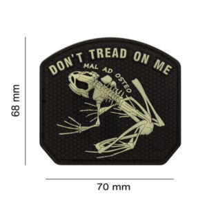 JTG Don`t Tread on me Frog Rubber Patch