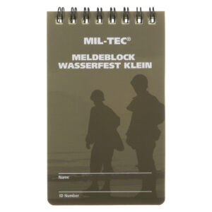 Mil-Tec Meldeblock wasserfest