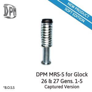 DPM Rückstoß-Dämpfungssystem für GLOCK 26 GEN 1-5 Captured Soft Version