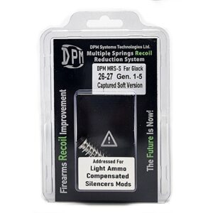 DPM Rückstoß-Dämpfungssystem für GLOCK 26 GEN 1-5 Captured Soft Version