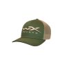 Wileyx Snapback Cap Green and Tan